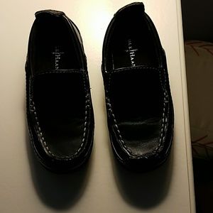 Boys Cole Haan black dress shoes